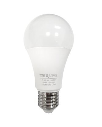 LED žárovka Trixline 12W 1080lm E27 A60 2700K teplá bílá