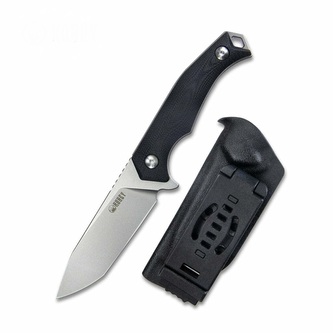 Kubey KU184D Swordfish vonkajší nôž 8 cm, čierna, G10, puzdro Kydex so sponou