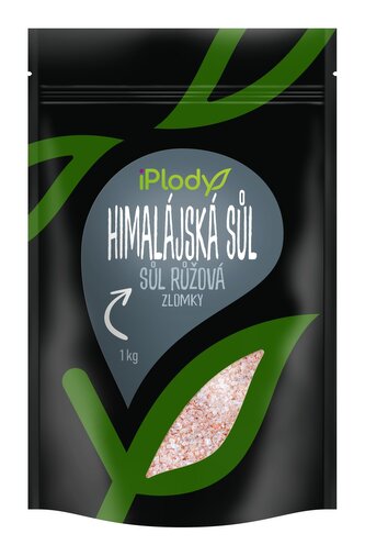iPlody Himalájská sůl růžová, zlomky 1 kg