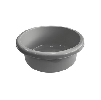 Umyvadlo KLASIK plas.6,2 l stříbrné 31x12 cm