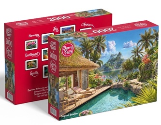 Puzzle 2000 dílků, Cherry Pazzi, Prázdniny v tropech