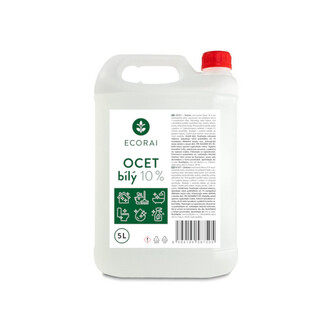 Ecorai Ocet bílý 10 % na úklid - kanystr 5 l
