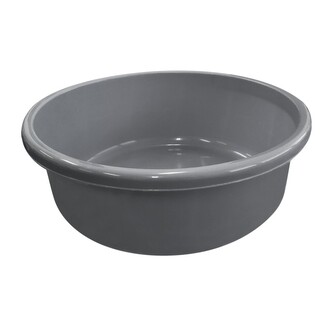 Umyvadlo KLASIK plas.20 l stříbrné 46x16 cm