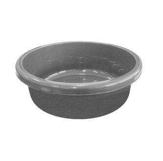 Umyvadlo KLASIK plas.9 l stříbrné 36x13 cm