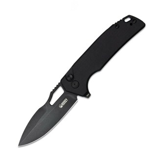 Kubey KU316A RDF vreckový nôž 7,9 cm, Blackwash, čierna, G10