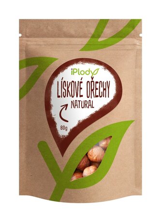 iPlody Lískové ořechy natural 80 g