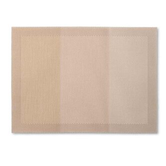 KELA Prostírání Nica 70%PE/30%PET béžová 45,0x33,0cm KL-12831