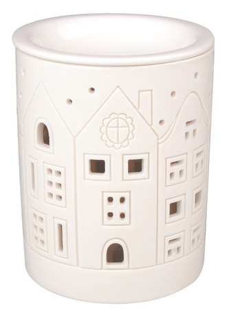 Aromalampa porcelánová domky 10,5 x 13,5 cm Aromalampa porcelánová domky 10,5 x 13,5 cm