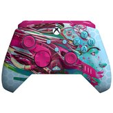PDP Rematch Glow pokročilý gamepad pro Xbox X/S, Xbox one, PC, modro-růžový