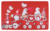 Vánoční gumová rohožka - předložka CHRISTMAS vánoční skřítkové 45x75 cm Mybesthome