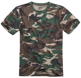 Tričko Brandit Tee - woodland, M