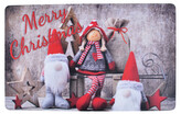 Vánoční gumová rohožka - předložka CHRISTMAS Merry Christmas 45x75 cm Mybesthome