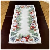 Vánoční ubrus - běhoun na stůl SNOWMANS FRIENDS 40x85 cm Mybesthome