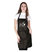HS Milano Black Fabric Apron