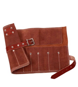 Dark Stag Barber Tool Roll Leather
