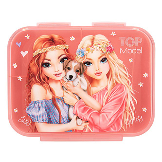 Svačinový box Top Model, Růžový, Lexy & Christy, s přepážkou