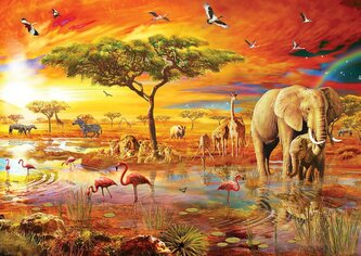 ART PUZZLE Puzzle Safari v Africe 3000 dílků