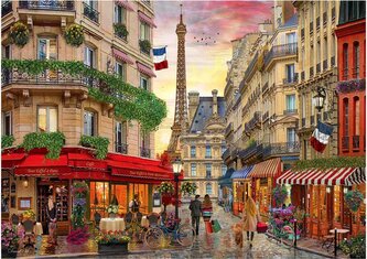 ANATOLIAN Puzzle Kavárna Cafe Eiffel 1500 dílků