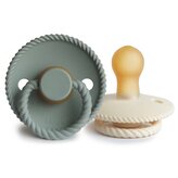 CUMLÍKY FRIGG ROPE CREAM/ SAGE, 0-6M, KAUČUK