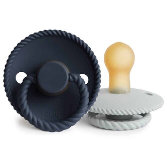 DVOJBALENIE CUMLÍKOV FRIGG ROPE SILVER GRAY/ DARK NAVY, 0-6M, KAUČUK