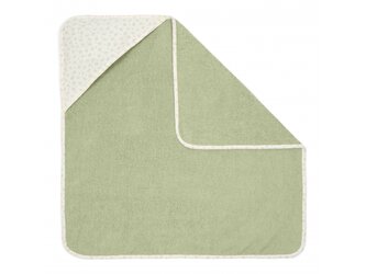 Osuška s kapucí 75x75 cm Blueberry Leaves