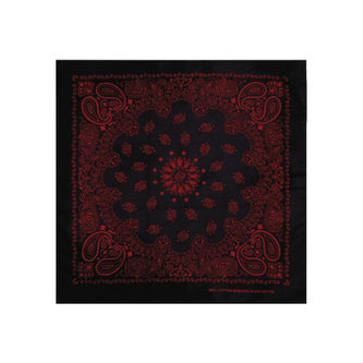 Šátek Bandana XL Urban Classics - černý-červený