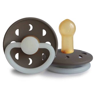 OKRÚHLY CUMLÍK FRIGG MOON PHASE PORTOBELLO NIGHT, 6-18M, KAUČUK