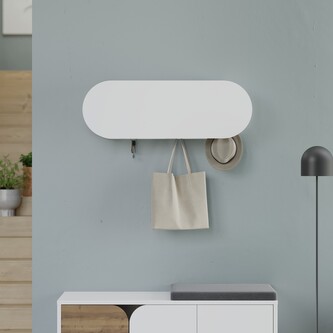 Předsíňový věšák Houseland Kroma bílý