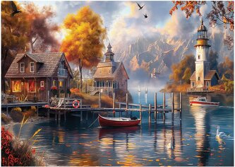 ANATOLIAN Puzzle Podzim u jezera 1500 dílků