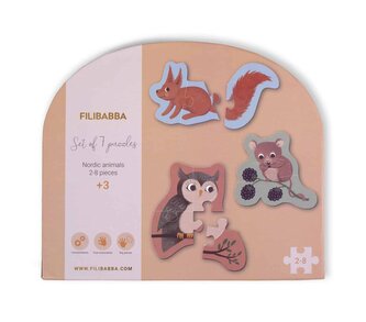 FILIBABBA SADA 7 PUZZLE – SEVERSKÉ ZVIERATKÁ