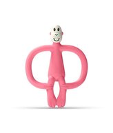 HRYZÁTKO A ZUBNÁ KEFKA MATCHSTICK MONKEY TEETHER PINK