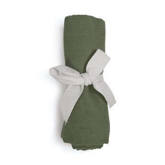 MUŠELÍNOVÁ PLIENKA FILIBABBA GOTS OIL GREEN