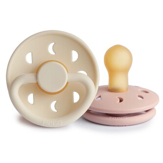 CUMLÍKY FRIGG MOON PHASE BLUSH/ CREAM, 0-6M, KAUČUK