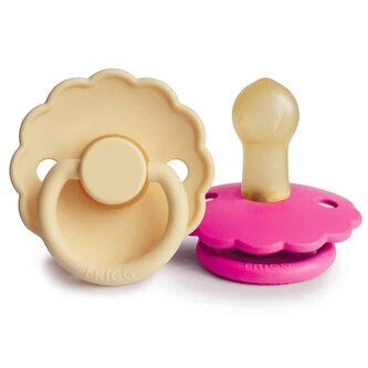 DVOJBALENIE CUMLÍKOV FRIGG DAISY PALE DAFFODIL/ FUCHSIA, 0-6M, KAUČUK