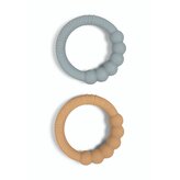 FILIBABBA DVOJBALENIE SILIKÓNOVÝCH HRYZÁTIEK SILT GREEN