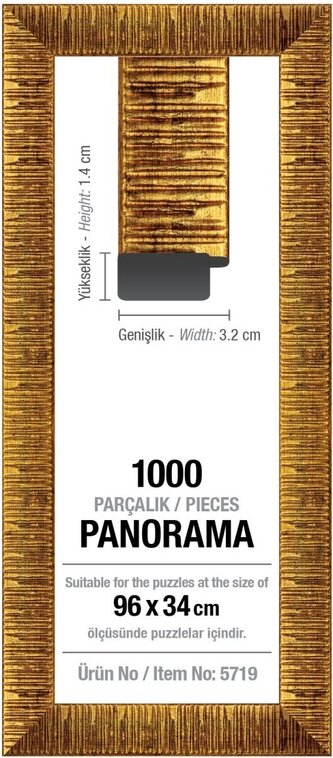 ART PUZZLE Rám na puzzle 96x34cm Gold (5719)