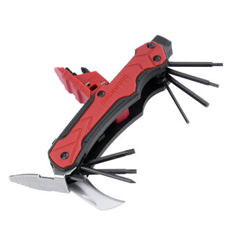 Birchwood - Narzędzie Multi-Tool Universal - 14 w 1 - Czerwony - BC-UGMT Birchwood - Narzędzie Multi-Tool Universal - 14 w 1 - Czerwony - BC-UGMT