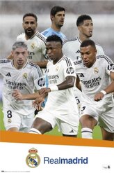 Plakát FC Real Madrid: Skupina 2024/2025 (61 x 91,5 cm)
