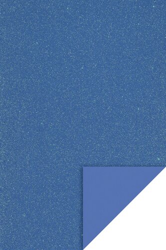 Pěnová guma tmavě modrá s glitry 20x30 cm - 10 ks