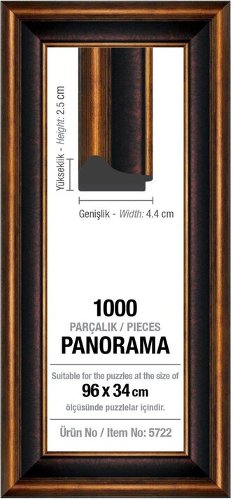ART PUZZLE Rám na puzzle 96x34cm Brown (5722)