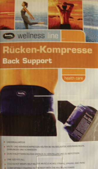 Kompresní termo bandáž ZÁDA