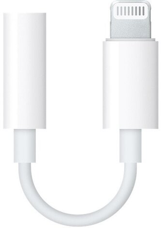 MMX62ZM/A iPhone Lightning/3,5mm Adaptér White (Bulk)