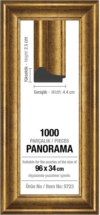 ART PUZZLE Rám na puzzle 96x34cm Gold (5723)