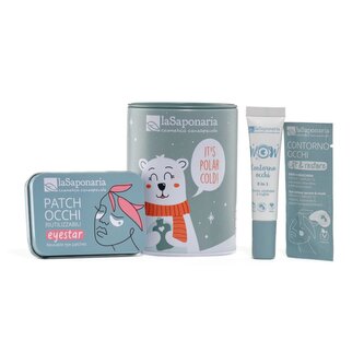 Dárková kosmetická sada Pokladnička (2 ks) - Lední medvěd - pro dokonalou péči o oční okolí