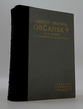 Obecný zákoník občanský a souvislé zákony