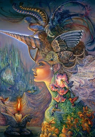 GRAFIKA Puzzle Moje Lady Unicorn 1000 dílků