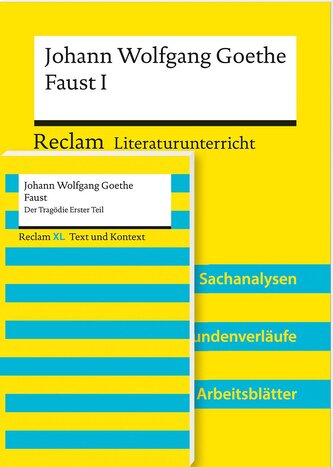 Paket für Lehrkräfte 'Johann Wolfgang Goethe: Faust. Der Tragödie Erster Teil' (Textausgabe und Lehrerband). 2 Bände eingeschwei