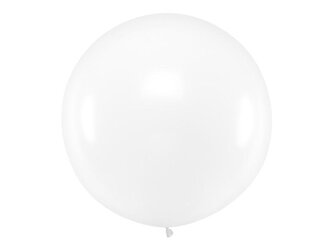 Balon okrągły Pastel Clear 1m