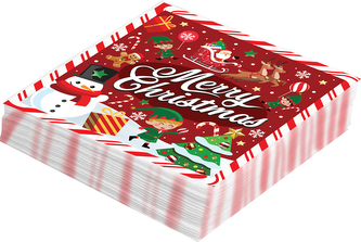 Balení vánočních ubrousků 20 ks, 33x33 cm