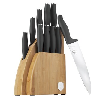 BERLINGERHAUS Sada nožů se stojanem BAMBOO 10 ks Antracit Collection BH-2758 BERLINGERHAUS Sada nožů se stojanem BAMBOO 10 ks Antracit Collection BH-2758